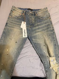 Purple jeans size 33 in men