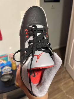 JORDAN 3 RETRO OG GS 'BLACK CEMENT' 2024