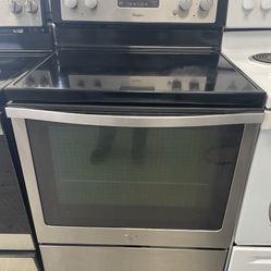 Whirlpool Black And Stainless Steel 30” Electric Stove 
