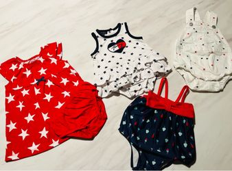 4th of July Baby Girl clothes size 3-6 months