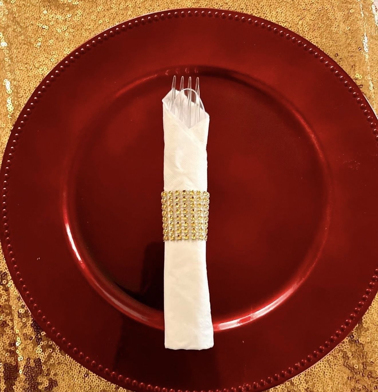 Utilities with the gold wraps