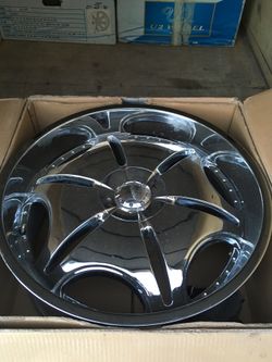 24’s x 10 Incubus Chrome Wheels 6 Lug