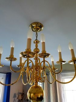 Large beautiful chandelier