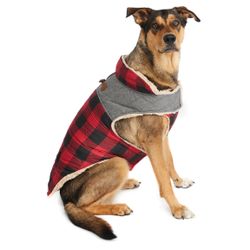 Nylon Vest With Sherpa Lining 