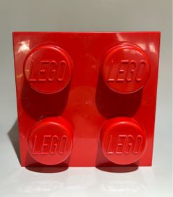LEGO Copenhagen Storage Box RED 4 stud Stackable 10x10”