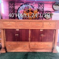 Big Antique buffet credenza sideboard
