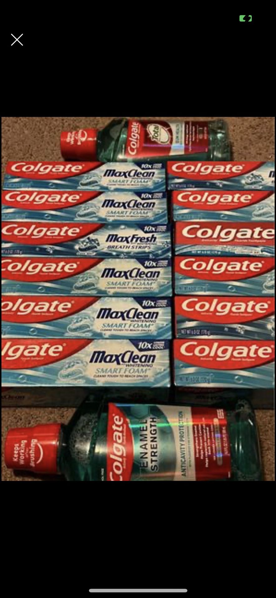 Colgate Toothpaste Bundle Includes 12 Big Toothpaste And 2 Mouthwash $26