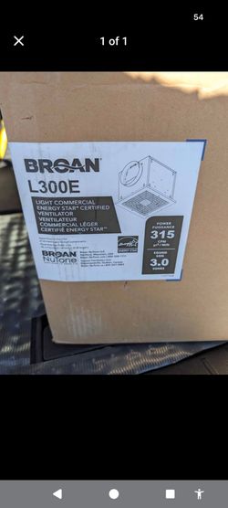 Broan Commercial ventilator