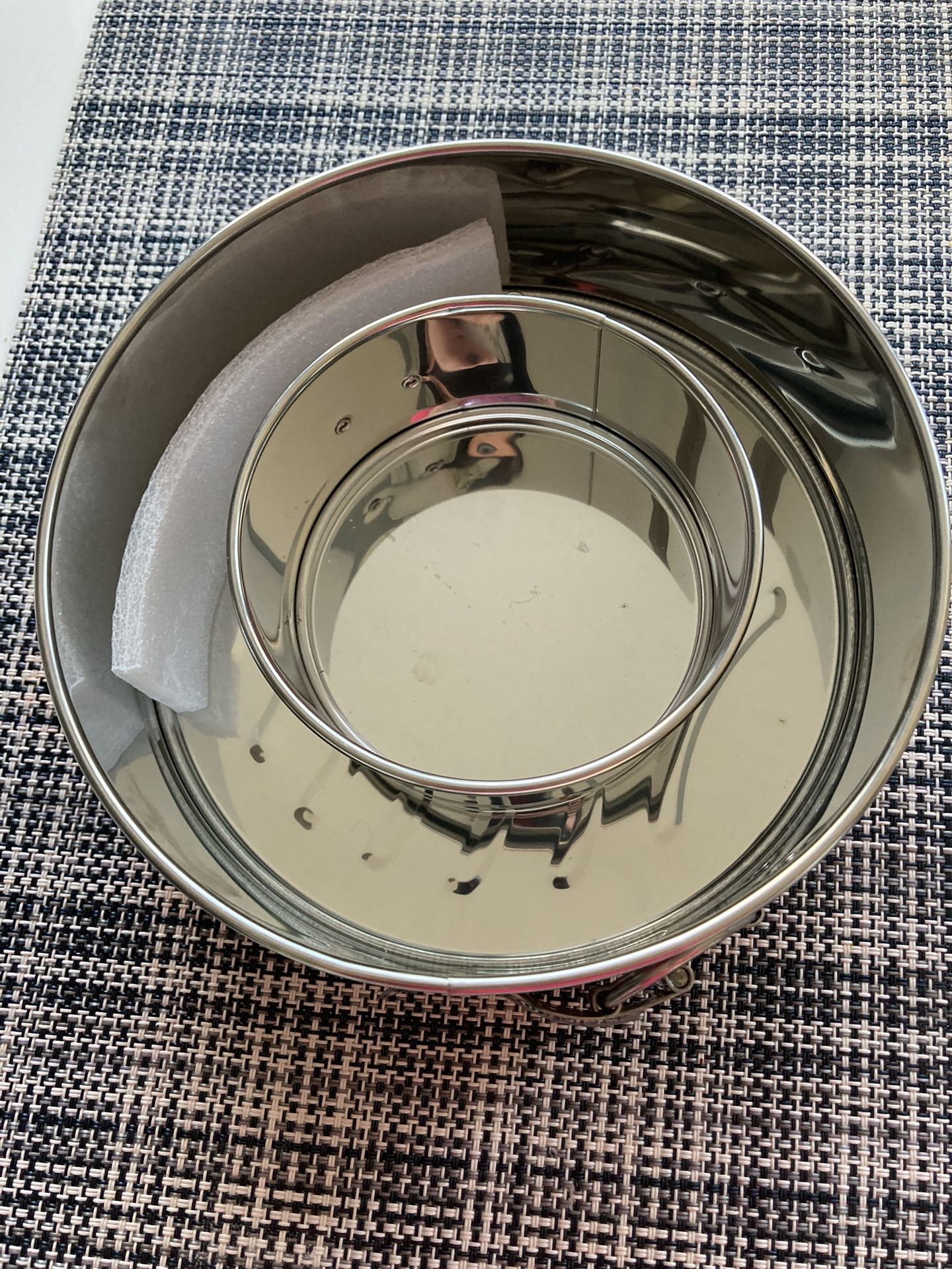 Stainless Steel Spring Pan Set Of 2