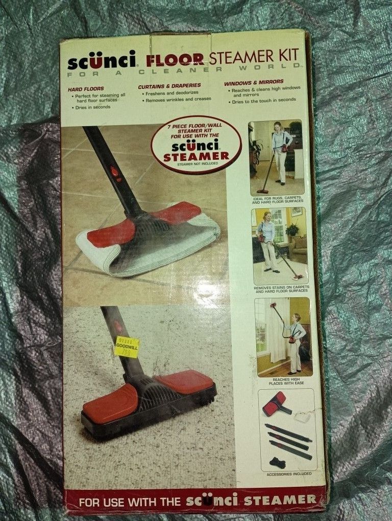Floor kit to use with Scunci Steamer