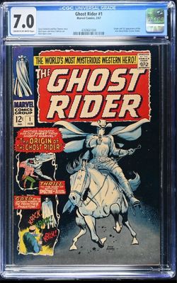 Ghost Rider #1 - CGC 7.0 - Cream/Off-White Pgs - (Marvel), 1967