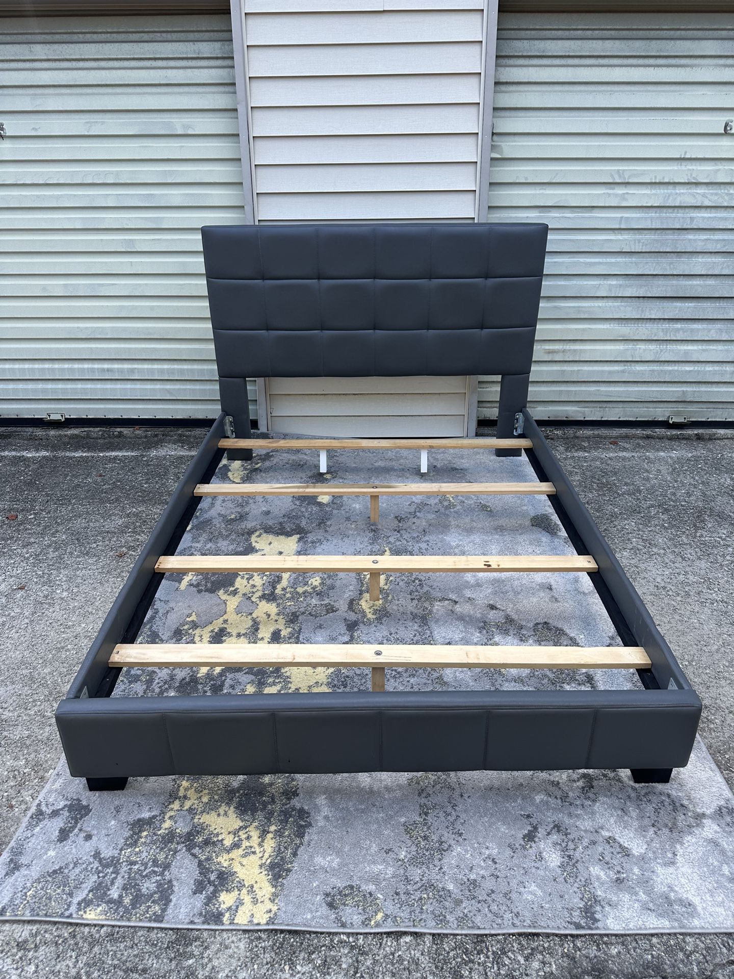 Queen Grey Bedframe (Delivery Available!)