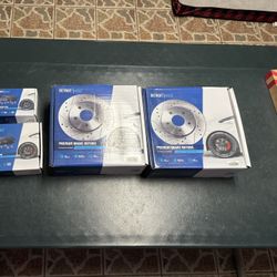 Front Rear Drilled Slotted Disc Rotors Brake Pads Kit for 2018 2019 Toyota C-HR eBay 