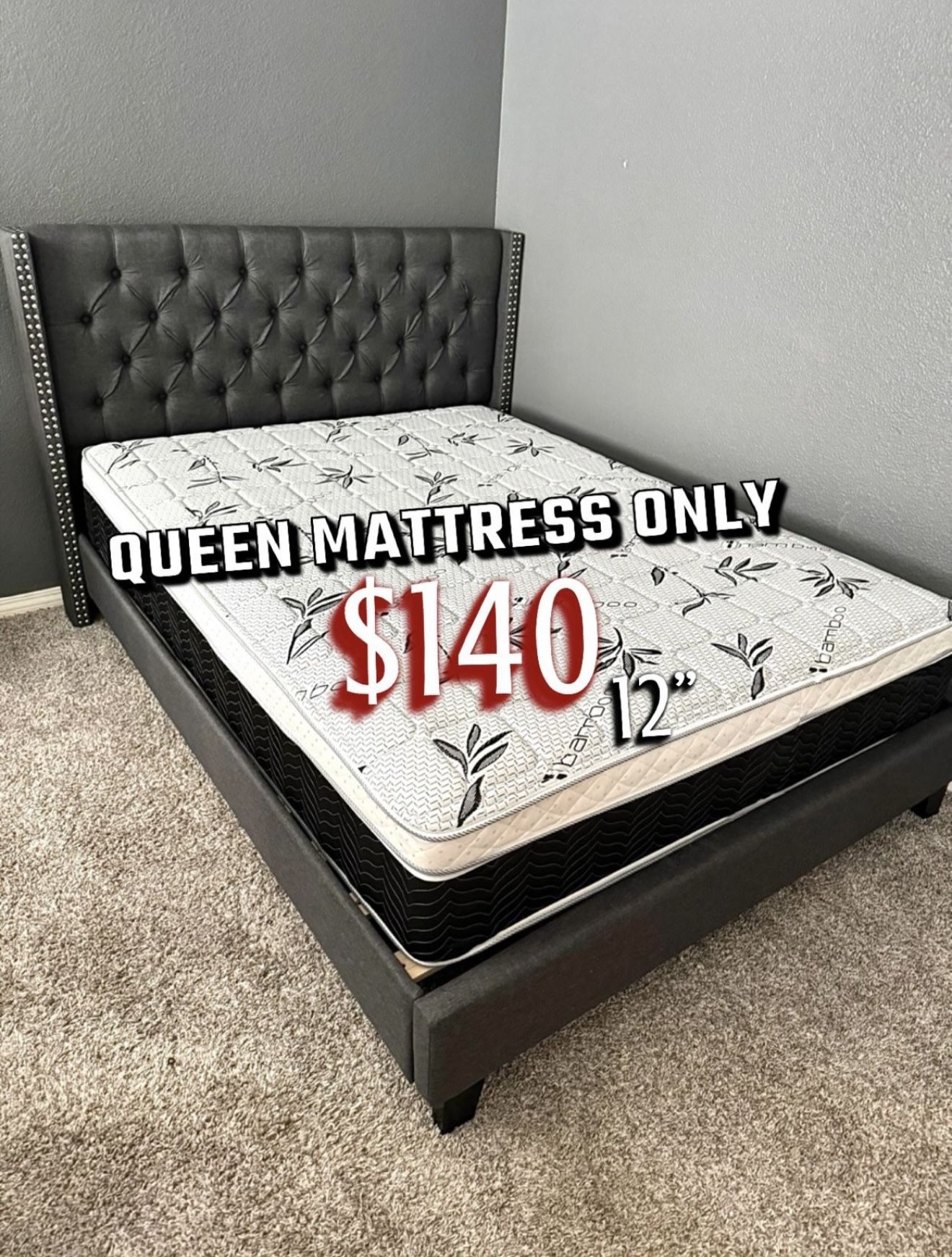 New Queen Mattress Only $140