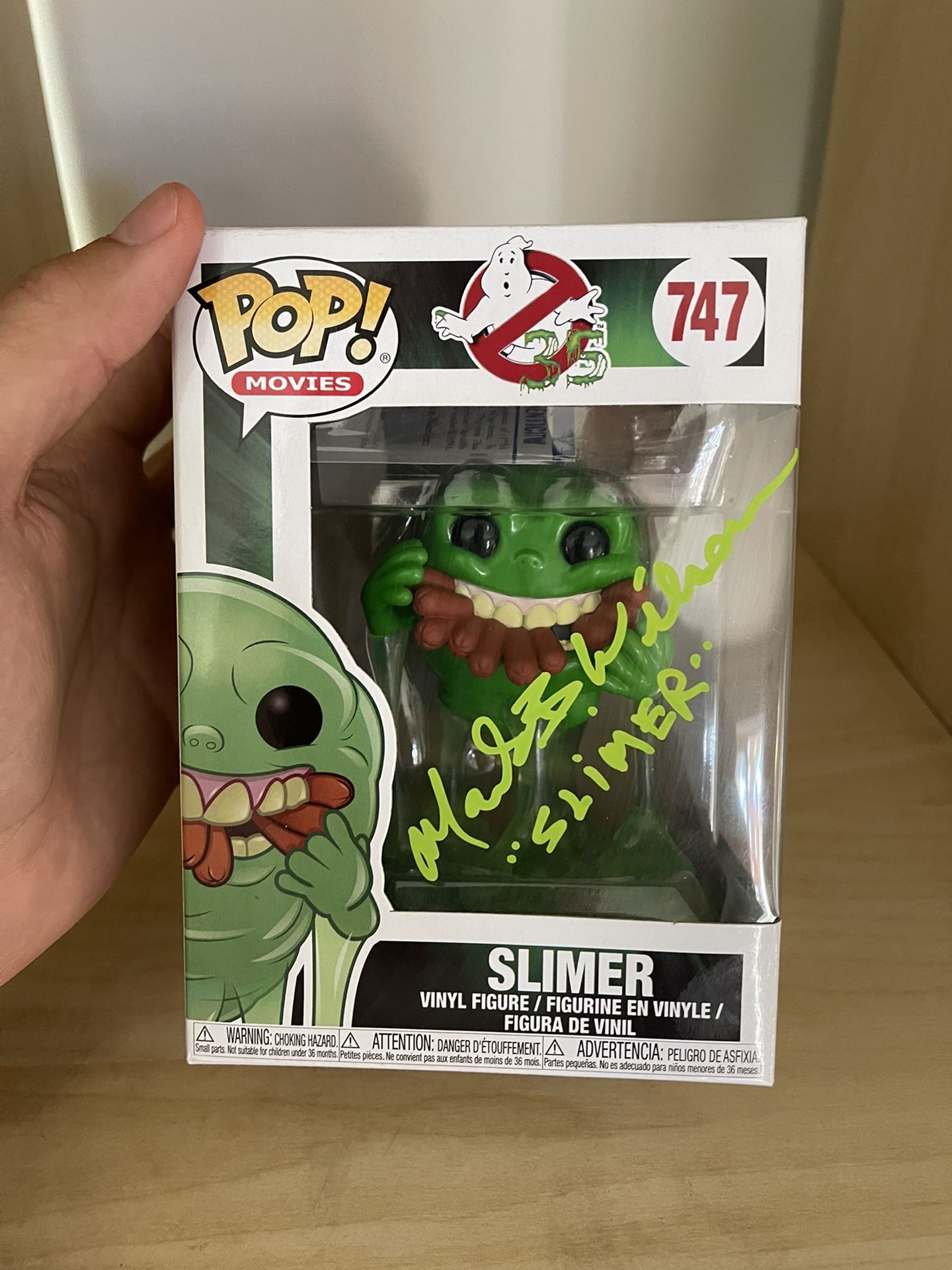 Autographed Slimer Funko (Bryan Wilson)