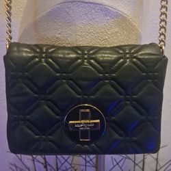 Kate Spade New York,Astro Court Naomi ,Quilted Leather Black ,Over The Shoulder Purse. Pre-Owned  In Nice Shape,,Non Smoking Home.$30.