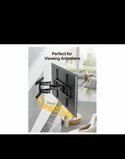 New Full Motion TV Wall Mount for 43–100 Inch TVs Pre-Assembled Bracket with Tool-Free Tilt Swivel & Extension Max VESA 800x600, 150