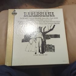 Francescol Ciléa L'arlesiana Vinyl Record