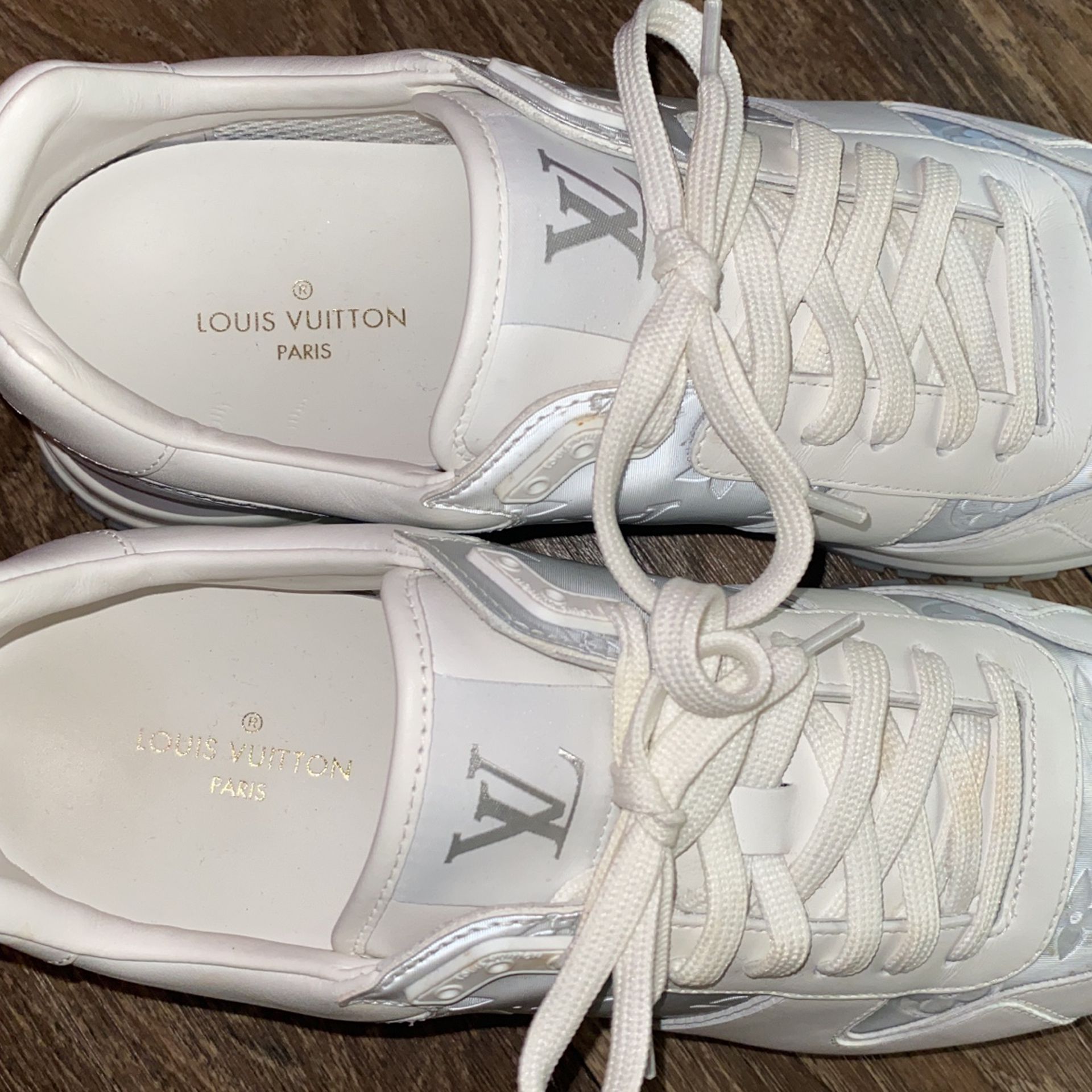 Louis Vuitton gray Canvas Runaway Sneaker for Sale in Keller, TX - OfferUp