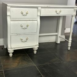 Cottage Style 44” White Desk 