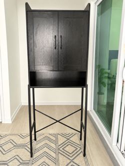 Black Storage Cabinet / Bar Cabinet