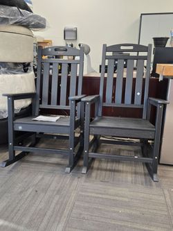 rocking patio chair. $50/each, 2 available