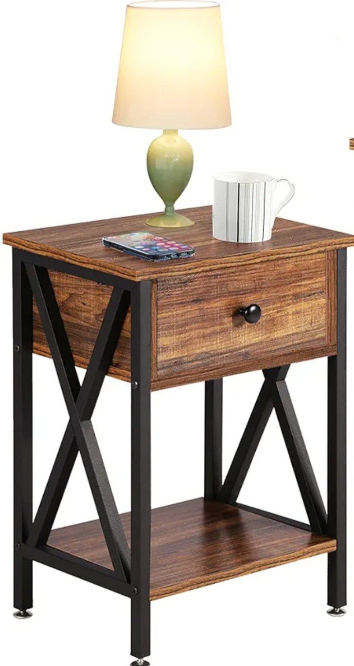 Brand New End Table With Drawer