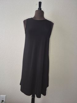 Annalee + Hope Black Sleeveless Swing A-Line Dress Women’s M Made in USA
