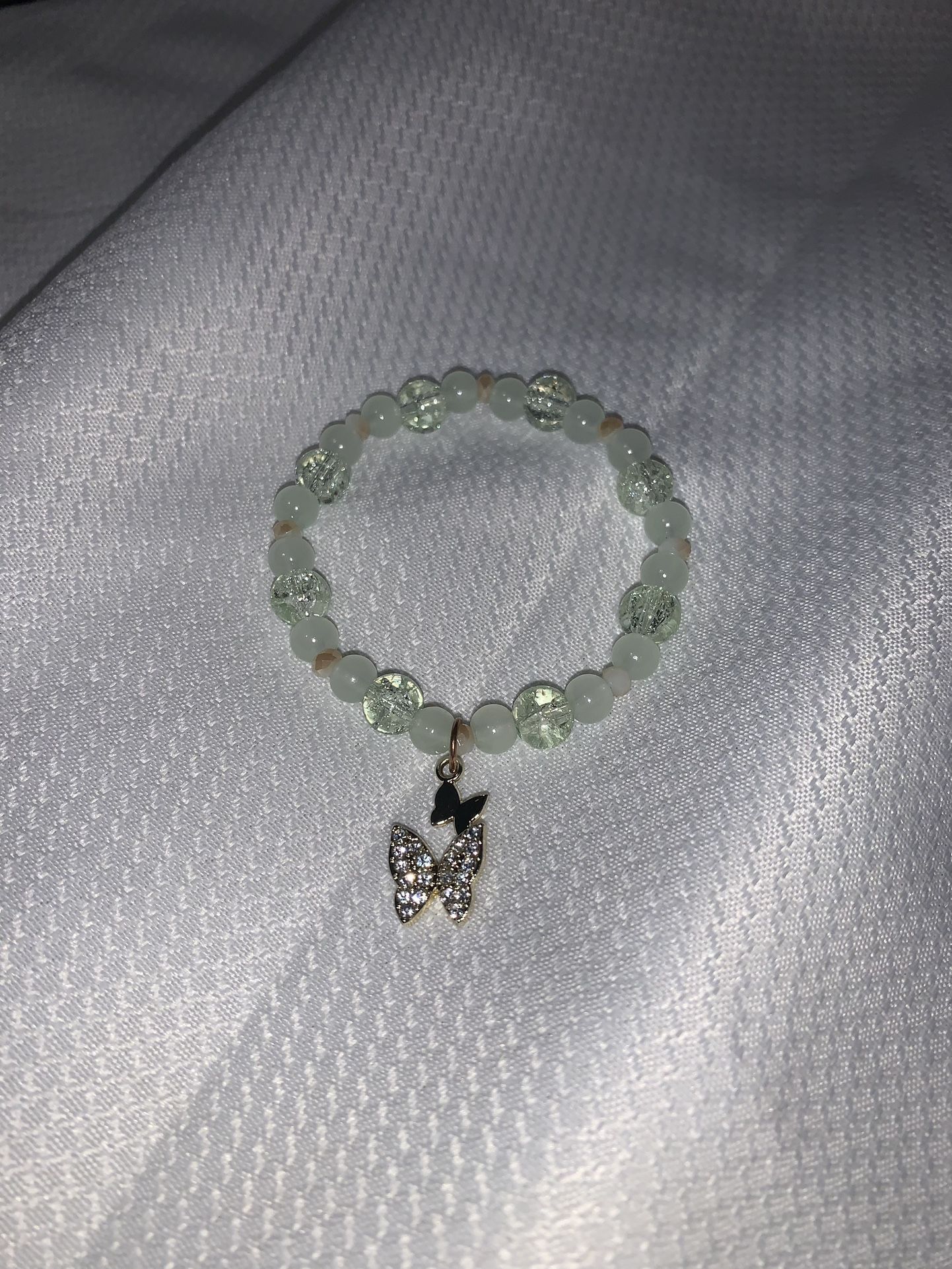 Green Butterfly Bracelet