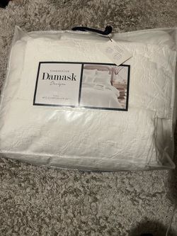 Damask Comforter Set (3) piece King