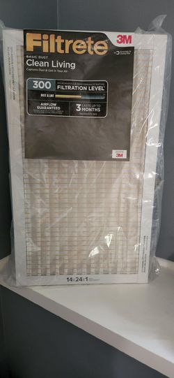 Filtrete 14x24x1, AC Furnace Air Filter, MPR 300
