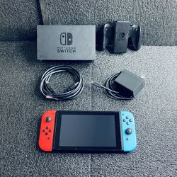 Nintendo Switch 32GB System/Console With Red/Blue Joycons