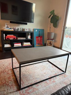 grey coffee table (living spaces)