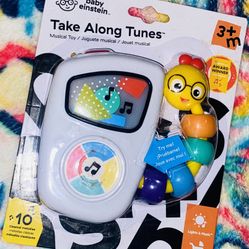 3+ Months BABY EINSTEIN Take Along Tunes Educational Toy W: 10 Different Melodies