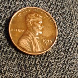 U.S. 1970 Penny (S) Mint Mark 