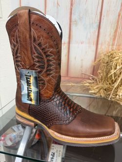 NEW SQUARE TOE COWBOY BOOTS ALL SIZES