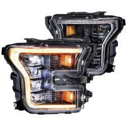 Ford F150 F-150 Morimoto XB BLACK DRL LED Headlights - Gen 2 - LF502.2-ASM NEW