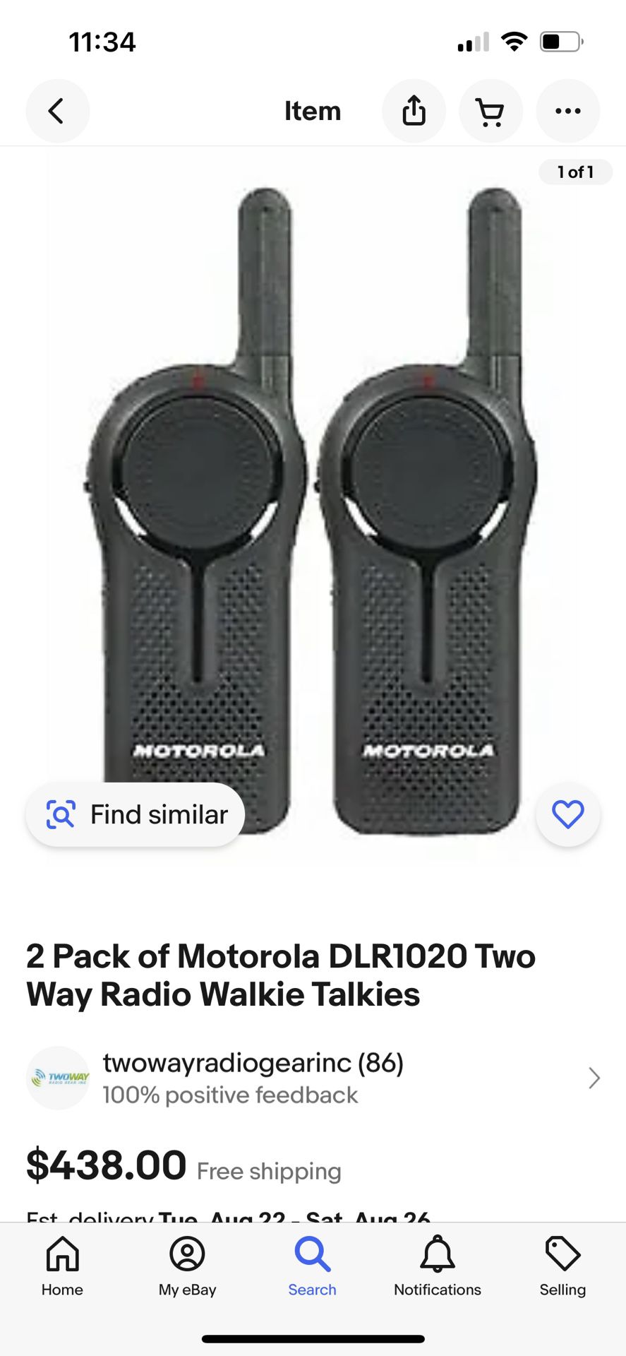 Motorola Walkie Talkie DLR 1020 for Sale in San Diego, CA OfferUp
