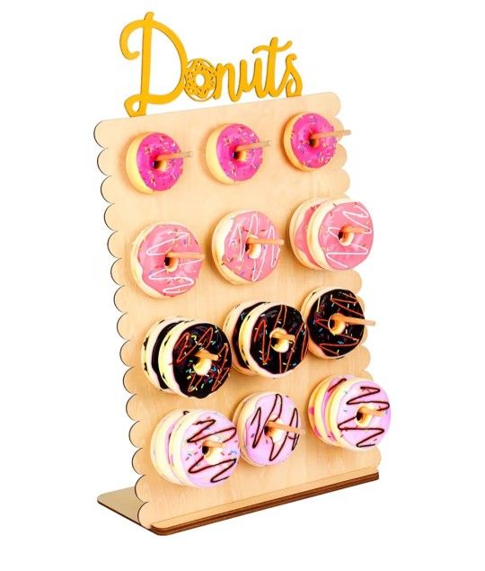Mini Donuts Wood Stand