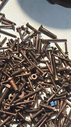 Bronze/copper screws bolts and fasteners