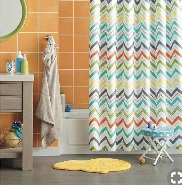 Circo Chevron Shower Curtain For In Oak Glen Ca Offerup Circo Chevron Shower Curtain