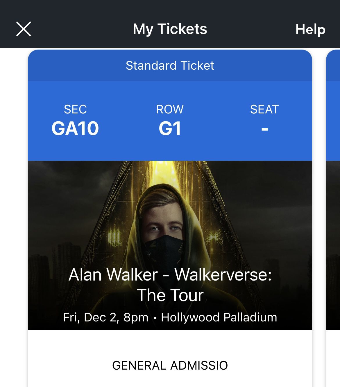 Alan Walker at the Hollywood Palladium x2 Tickets 