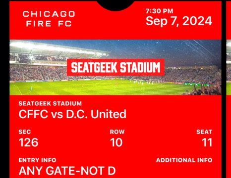 Tickets Chicago Fire