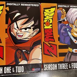 Dragon Ball Z Dvds 1-4 Seasons