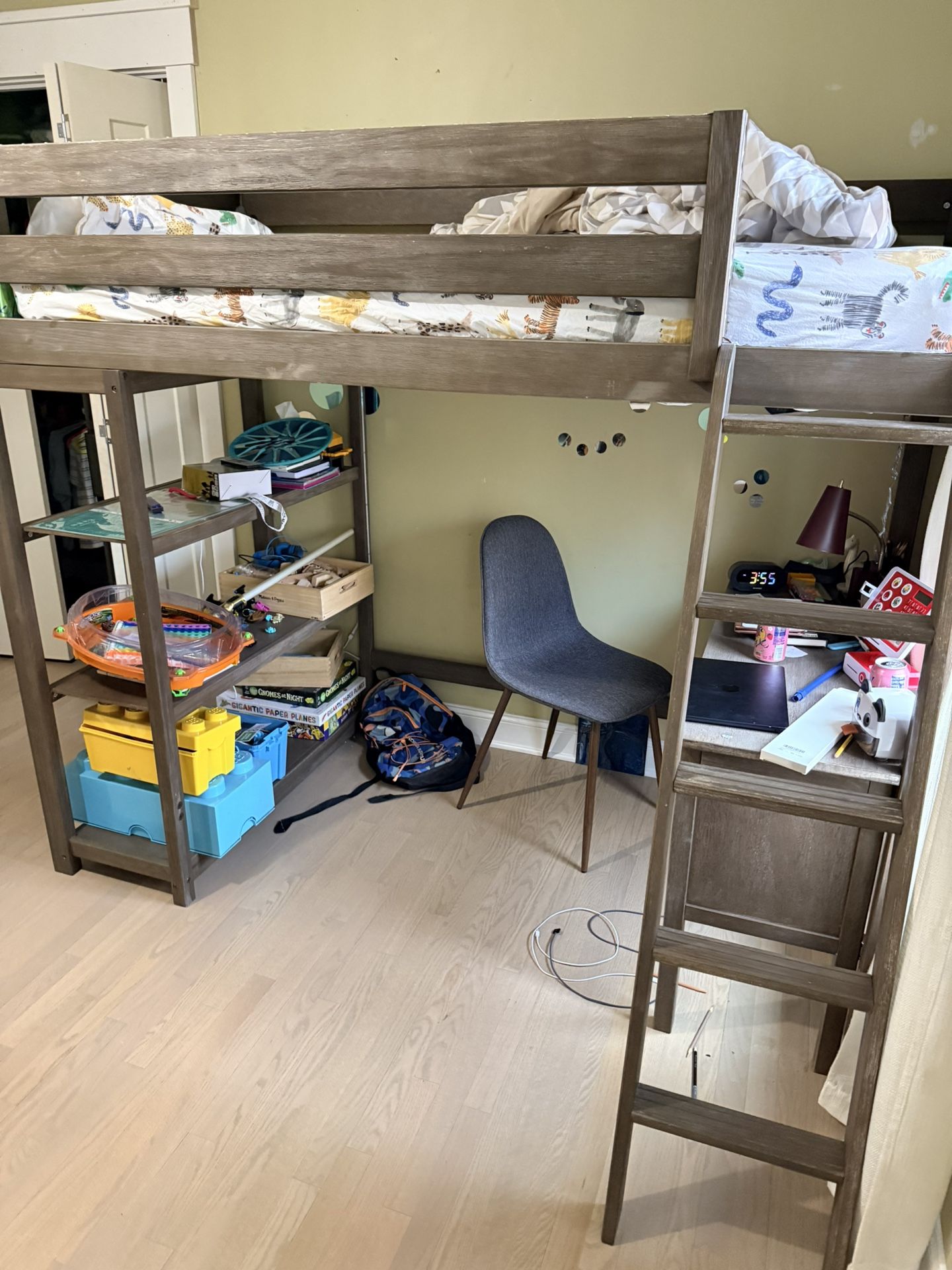 Bunk Bed With A Desk