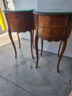 Pair of Vintage French Louis XV style Sidetables