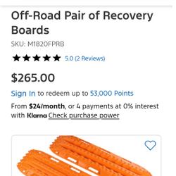 A Pair Of Off Road Recovery Ramps