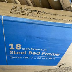 Steel Bed Frame Queen Size 