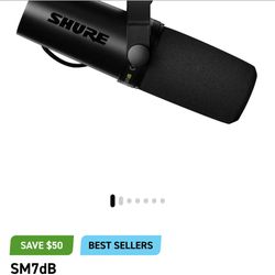 SM7dB Microphone And Scarlett Solo Interface