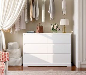 6 Dresser White Drawer